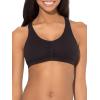 imageFruit of the Loom Womens Adjustable Shirred Front Racerback Sports Bra Multi Pack OptionsWhiteHeather GreyBlack Hue