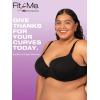 imageFruit of the Loom Womens Fit for Me Collection Plus Size Cotton TShirt BraComfort ampamp Style for Every BodyBlack Hue