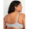 imageFruit of the Loom Womens Fit for Me Collection Plus Size Cotton TShirt BraComfort ampamp Style for Every BodyHeather Grey