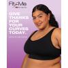imageFruit of the Loom Womens Fit for Me Collection Plus Size Seamless Wireless Bra  Luxurious Blend for Ultimate ComfortDutch Blue