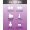 imageFruit of the Loom Womens Fit for Me Collection Plus Size Seamless Wireless Bra  Luxurious Blend for Ultimate ComfortStellar Orchid
