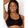imageFruit of the Loom Womens MultiPack Front Closure Cotton BraBlackBlack