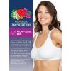 imageFruit of the Loom Womens MultiPack Front Closure Cotton BraBlackWhiteHeather Grey 3pack