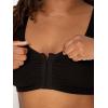 imageFruit of the Loom Womens MultiPack Front Closure Cotton BraBlackWhiteHeather Grey 3pack