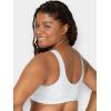 imageFruit of the Loom Womens MultiPack Front Closure Cotton BraBlue Gem HeatherWhiteGrey 3pack
