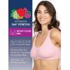 imageFruit of the Loom Womens MultiPack Front Closure Cotton BraBlushing RoseCharcoal Heather 2pack