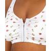 imageFruit of the Loom Womens MultiPack Front Closure Cotton BraDancing RosebudsLilasGrey