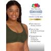 imageFruit of the Loom Womens MultiPack Front Closure Cotton BraDesert Dusk Olive NightBlack