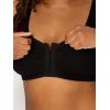 imageFruit of the Loom Womens MultiPack Front Closure Cotton BraDesert Dusk Olive NightBlack