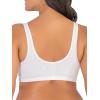 imageFruit of the Loom Womens MultiPack Front Closure Cotton BraHeather GreyWhite 2pack