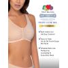 imageFruit of the Loom Womens MultiPack Front Closure Cotton BraLilac WhisperWhitePurple Velvet