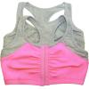 imageFruit of the Loom Womens MultiPack Front Closure Cotton BraPopsicle Pink With GreyGrey