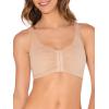 imageFruit of the Loom Womens MultiPack Front Closure Cotton BraSandWhite 2pack