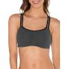 imageFruit of the Loom Womens MultiPack Spaghetti Strap Cotton Sports BraBlushing Rose With BlackCharcoalBlack
