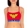 imageFruit of the Loom Womens MultiPack Spaghetti Strap Cotton Sports BraCrantasticCrazy Cobalt  Wonder Woman