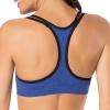imageFruit of the Loom Womens MultiPack Spaghetti Strap Cotton Sports BraGrey HeatherNavy HeatherBlack