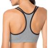 imageFruit of the Loom Womens MultiPack Spaghetti Strap Cotton Sports BraGrey HeatherNavy HeatherBlack
