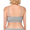 imageFruit of the Loom Womens MultiPack Spaghetti Strap Cotton Sports BraHeather GreyHeather GreyWhiteWhiteHeather BlueHeather Blue