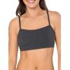 imageFruit of the Loom Womens MultiPack Spaghetti Strap Cotton Sports BraKaleidescopeCharcoalPunchy Peach