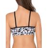 imageFruit of the Loom Womens MultiPack Spaghetti Strap Cotton Sports BraKaleidoscopeCharcoalRed Hot