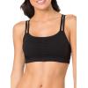 imageFruit of the Loom Womens MultiPack Spaghetti Strap Cotton Sports BraPetite Modern CamoWhiteBlack