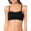 imageFruit of the Loom Womens MultiPack Spaghetti Strap Cotton Sports BraPopsicle PinkWhiteBlack Hue