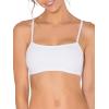 imageFruit of the Loom Womens MultiPack Spaghetti Strap Cotton Sports BraRed HotWhiteGrey Heather