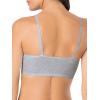 imageFruit of the Loom Womens MultiPack Spaghetti Strap Cotton Sports BraRed HotWhiteGrey Heather