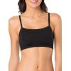 imageFruit of the Loom Womens MultiPack Spaghetti Strap Cotton Sports BraSkinny StripeBlack HueRed Hot