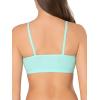 imageFruit of the Loom Womens MultiPack Spaghetti Strap Cotton Sports BraSkinny StripeBlackMint Chip