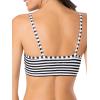 imageFruit of the Loom Womens MultiPack Spaghetti Strap Cotton Sports BraSkinny StripeBlackMint Chip