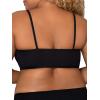 imageFruit of the Loom Womens MultiPack Spaghetti Strap Cotton Sports BraStripeStripeBlackBlackRedRed
