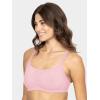 imageFruit of the Loom Womens MultiPack Spaghetti Strap Cotton Sports BraStripeStripeWhiteWhiteBlushBlush