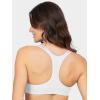 imageFruit of the Loom Womens MultiPack Spaghetti Strap Cotton Sports BraStripeStripeWhiteWhiteBlushBlush