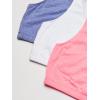 imageFruit of the Loom Womens MultiPack Tank Top Style Sports BraHeather BluePopsicle PinkWhite