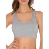 imageFruit of the Loom Womens MultiPack Tank Top Style Sports BraSkinny StripeWhiteHeather Grey