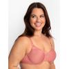 imageFruit of the Loom Womens Smooth Spacer TShirt Bra Breathable UltraSoft Flexible and Invisible Under TeesDesert Dusk