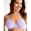 imageFruit of the Loom Womens Smooth Spacer TShirt Bra Breathable UltraSoft Flexible and Invisible Under TeesLilac Whisper