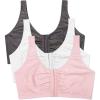 Blushing Rose/Charcoal/White 3-pack