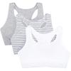 Skinny Stripe/White/Heather Grey