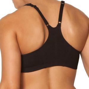 imageFruit of the Loom Womens Adjustable Shirred Front Racerback Sports Bra Multi Pack OptionsHeather GreyWhiteBlack Hue