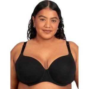 imageFruit of the Loom Womens Fit for Me Collection Plus Size Cotton TShirt BraComfort ampamp Style for Every BodyBlack Hue