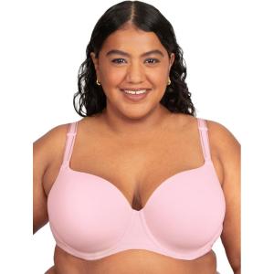 imageFruit of the Loom Womens Fit for Me Collection Plus Size Cotton TShirt BraComfort ampamp Style for Every BodyBlushing Rose