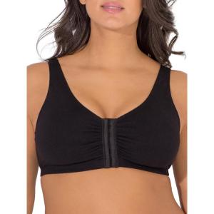 imageFruit of the Loom Womens MultiPack Front Closure Cotton BraBlack