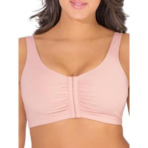 imageFruit of the Loom Womens MultiPack Front Closure Cotton BraBlushing Rose