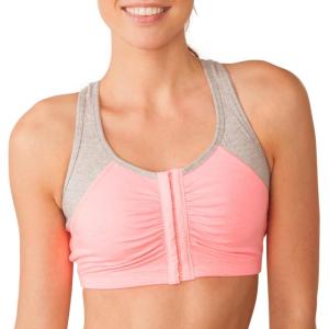 imageFruit of the Loom Womens MultiPack Front Closure Cotton BraPopsicle Pink With GreyGrey