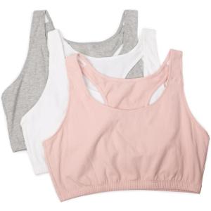 imageFruit of the Loom Womens MultiPack Tank Top Style Sports BraBlushing RoseWhiteHeather Grey