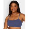 imageFruit of the Loom Womens MultiPack Spaghetti Strap Cotton Sports BraLentilAruba BlueDutch Blue