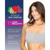 imageFruit of the Loom Womens MultiPack Spaghetti Strap Cotton Sports BraRugby StripeSkipper BlueHeather Grey