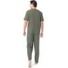 imageFruit of the Loom Mens Broadcloth Short Sleeve Top and Long Pants Pajama SetGreen
